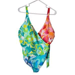 Women's Plus swimsuit Bleu by Rod Beattie size 20W
